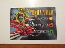 1995 MARVEL OVERPOWER ( OP ) INAUG - HERO CARD - OMEGA RED 