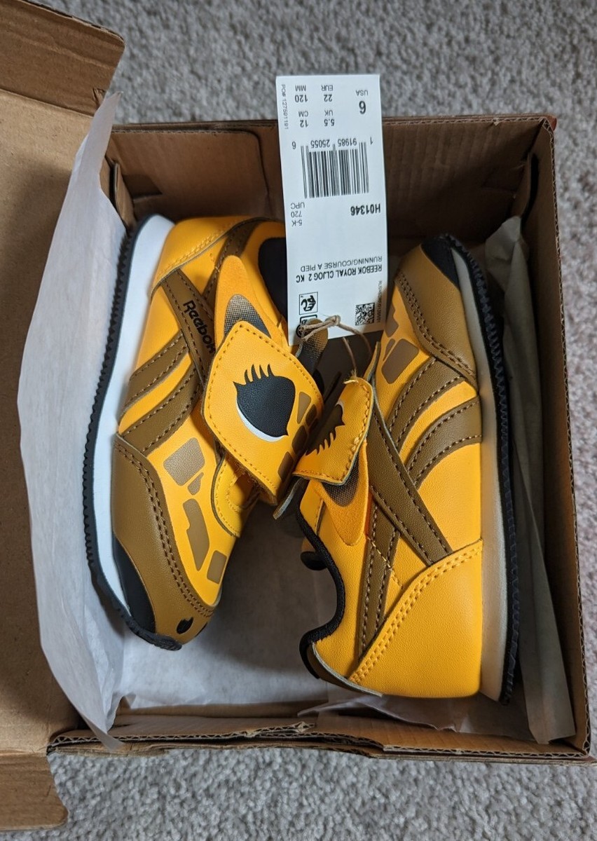 brown NWT Reebok Royal Classic Jogger Sneaker, Giraffe, Toddler 6