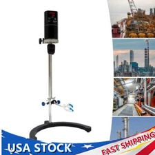 Electric Overhead Stirrer Max.40L Digital Lab Mixer Time & Speed Adjustable 120W