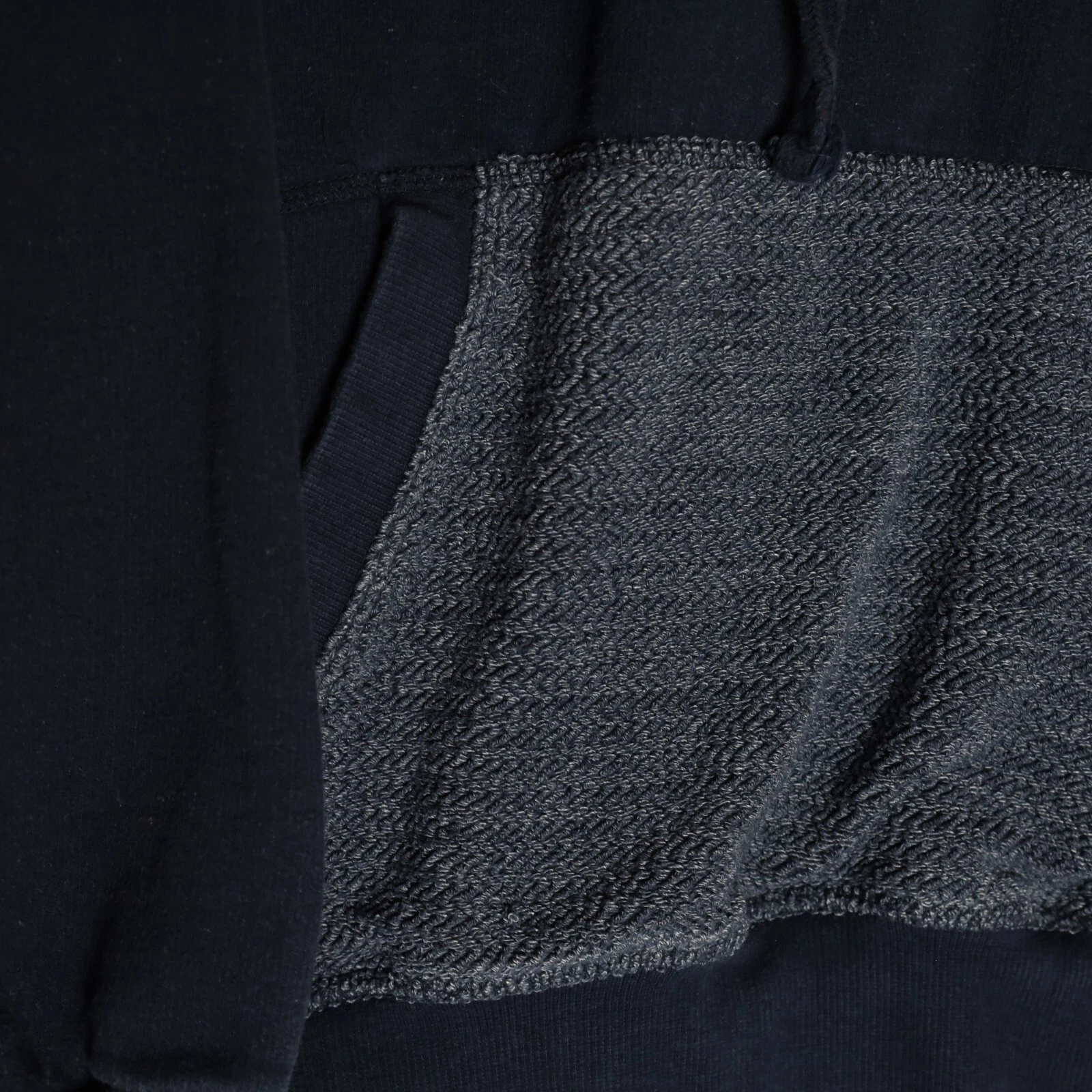 VETEMENTS Felpa con cappuccio Basix of America adulti M blu scuro manica lunga pullover titanic