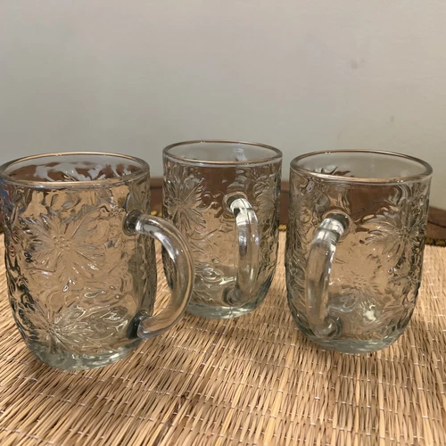 Vintage Princess House Fantasia Coffee Mugs. Set Of Three