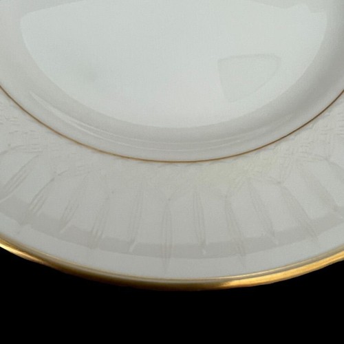 Lismore Gold by Waterford China 3 Piece Set Footed Cup and Saucer Dessert Plate - Picture 6 of 10