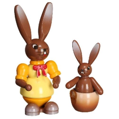 Easter Decoration Easter Bunny with Child HxWxD 21x15x9cm NEW Decor Easter Bunny