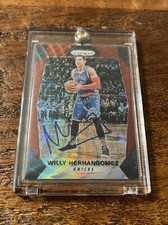 Willy Hernangomez Signed Prizm Card Psa Dna Coa Autographed New York Knicks