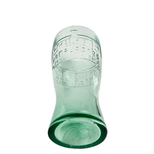 Vintage McDonalds 1948 Famous 15 Cent Hamburger Collectible Green Glass 6.75" - Picture 15 of 20