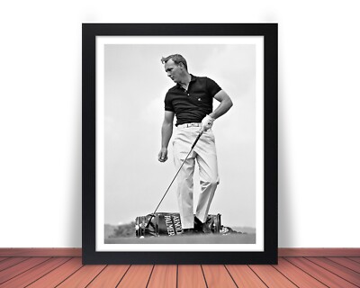 Framed ARNOLD PALMER Golf Photo Picture PGA Golfing Legend - 8x10 or 11x14 (W18)
