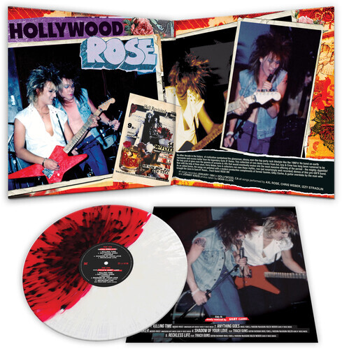 Hollywood Rose The Roots Of Guns N' Roses (Colored Vinyl, Red & White Splatter, - Picture 4 of 4