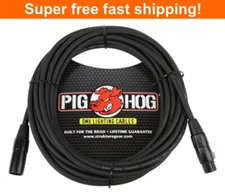 Pig Hog PHDMX25 3-Pin DMX Lighting Cable, 25 Feet,Black-NEW