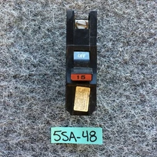 Federal Pacific FPE NA  115 1 Pole 15 Amp Circuit Breaker Red Handle Warranty