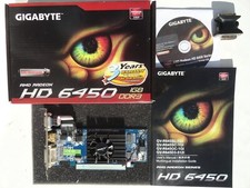 Gigabyte AMD Radeon HD 6450 OC Ver. 1GB Video Graphic CARD HDMI GV-R645OC-1ZGI