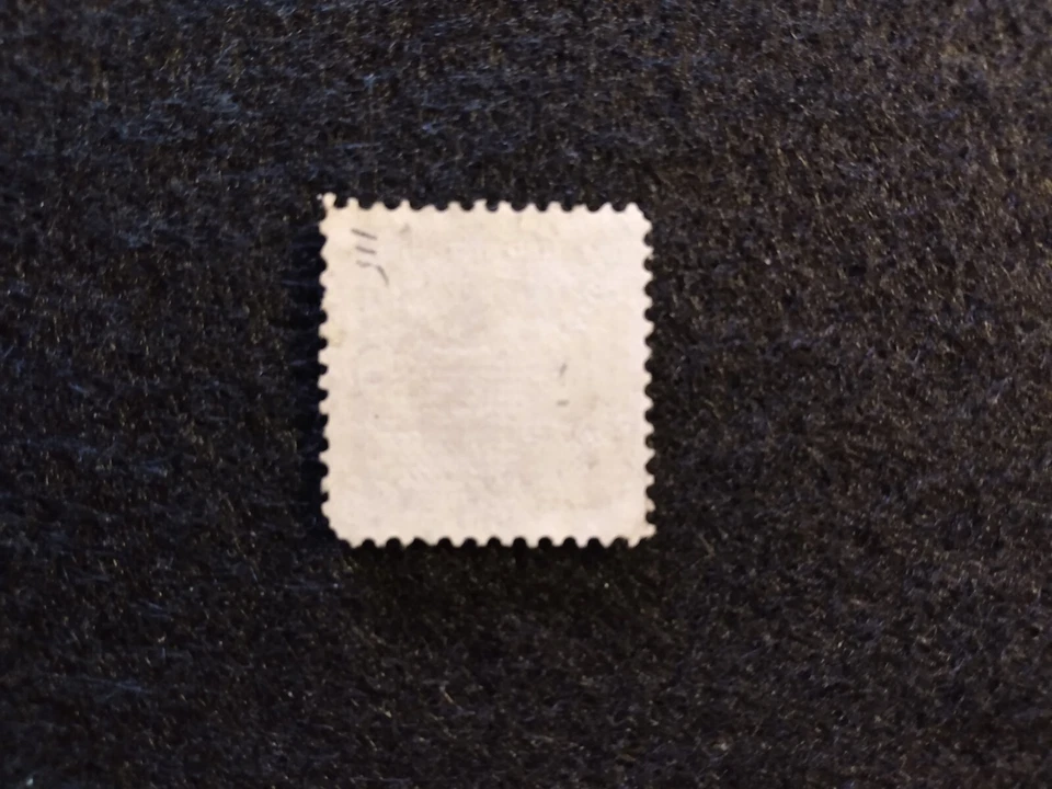 Estampillas de Estados Unidos Scott #115, U/F/VLH/NG, 1869, 6 centavos, edición Washington con parrilla 'G' Foto 2 de 2