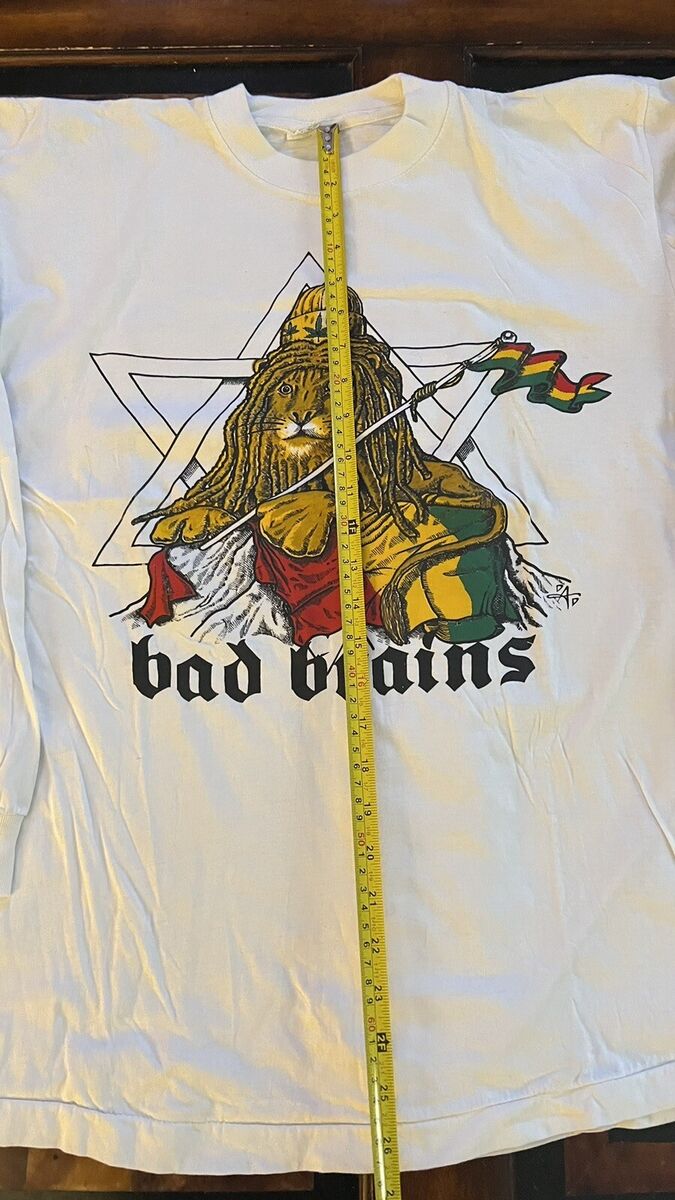 Vintage 90s Bad Brains Tee L/S large 1993 Euro Tour Punk Vintage 90s Bad Brains Tee L/S large 1993 Euro Tour Punk