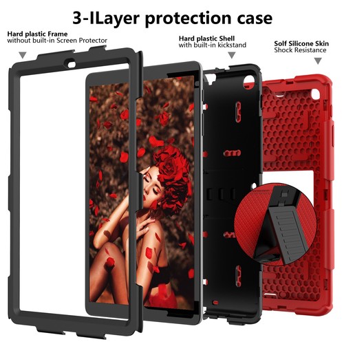 For Samsung Galaxy Tab A 8.0 2019 SM-T290 295 Shockproof Tablet Case Stand Cover - 第 3/78 張圖片