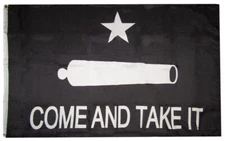 12X18 Gonzales Black Come & Take It Tactical Woven Poly Nylon BOAT Flag Banner