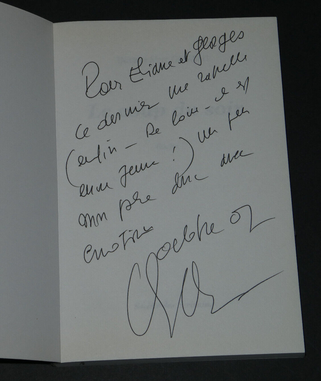 Dr. Marc GALABRU - Signed Autograph Signed Book