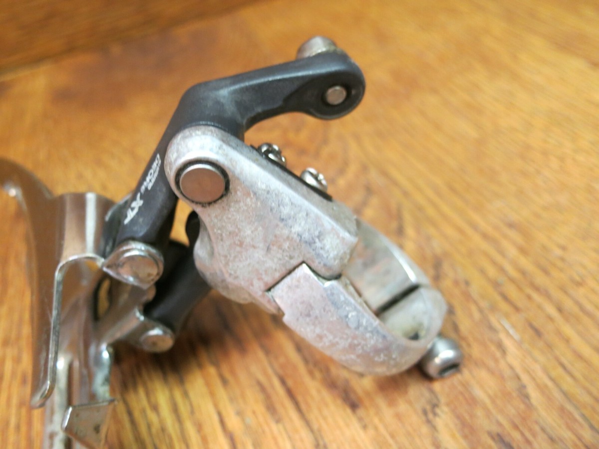 パーツ Shimano DEORE XT FD-M737 MTB ATB Vintage Shimano Deore XT FD-M737 Front Derailleur 34.9mm