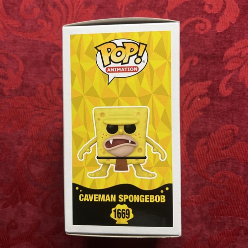 Funko Pop! Bob Esponja Pantalones Cuadrados 25 Aniversario Hombre de las Cavernas Bob Esponja #1669 - Imagen 4 de 6