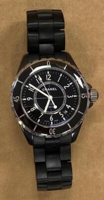 CHANEL J12 H2980 CERAMIC BLACK DIAL 39mm AUTOMATIC WATCH. | eBay