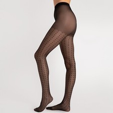 Fiore Charlize elegant women's tights with a regular polka dot pattern 15 Den