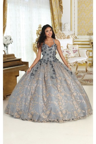 Womens Dresses For Quinceanera Long Sweetheart Sleeveless Ball Gown Plus Size - Picture 19 of 36
