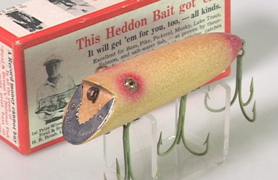 Heddon Wood Basser : œil en verre LUM - leurre de pêche à l'achigan