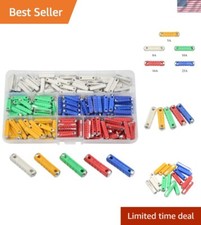 200 PCS Color-Coded Car Fuses - 5A, 8A, 10A, 16A, 25A for Classic European Cars