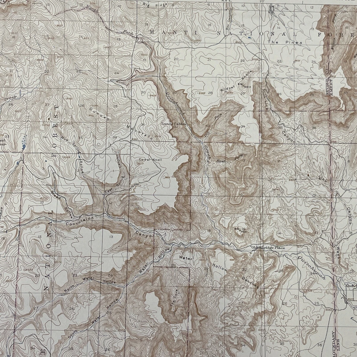 Fish Lake Topo Map