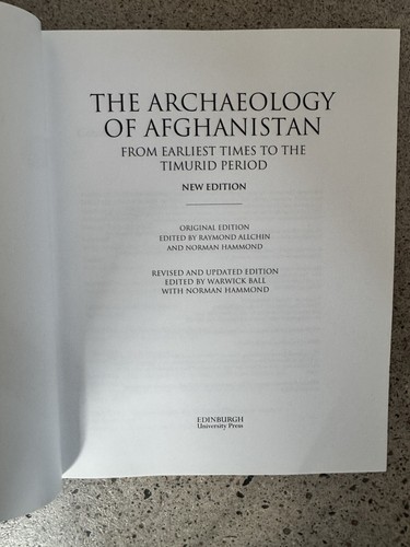 The Archaeology of Afghanistan: From Earliest Times to the Timurid Period Fine - Picture 2 of 12
