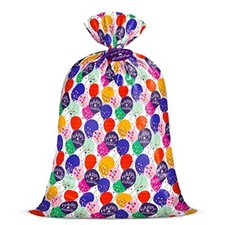 56" Large Birthday Plastic Gift Bag - Colorful Balloon with 1 Pcs - Balloon