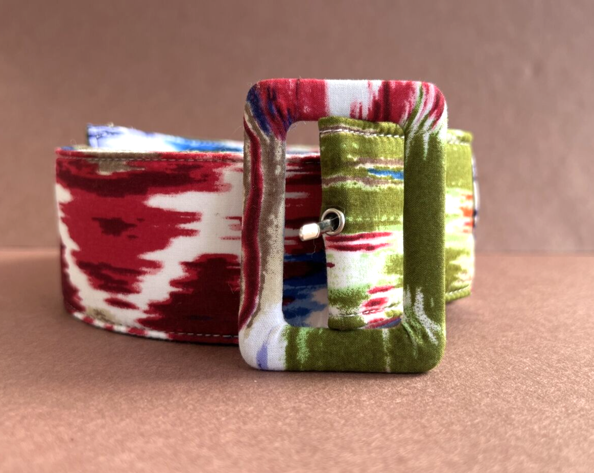 Samantha Sung Stargazer Lily Noblis Patterned Belt, Size 10 SAMANTHA SUNG | Accessories | Samantha Sung Belt Floral  main image 3