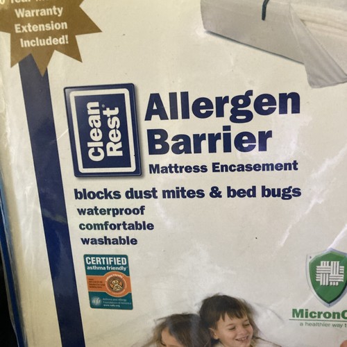 Clean Rest Allergen barrier mattress Encasement KING size NIB - Picture 4 of 6