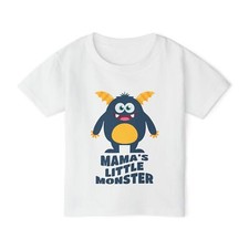 Mama's Little Monster - Cute Cartoon Graphic Gildan Toddler Heavy Cotton Tee