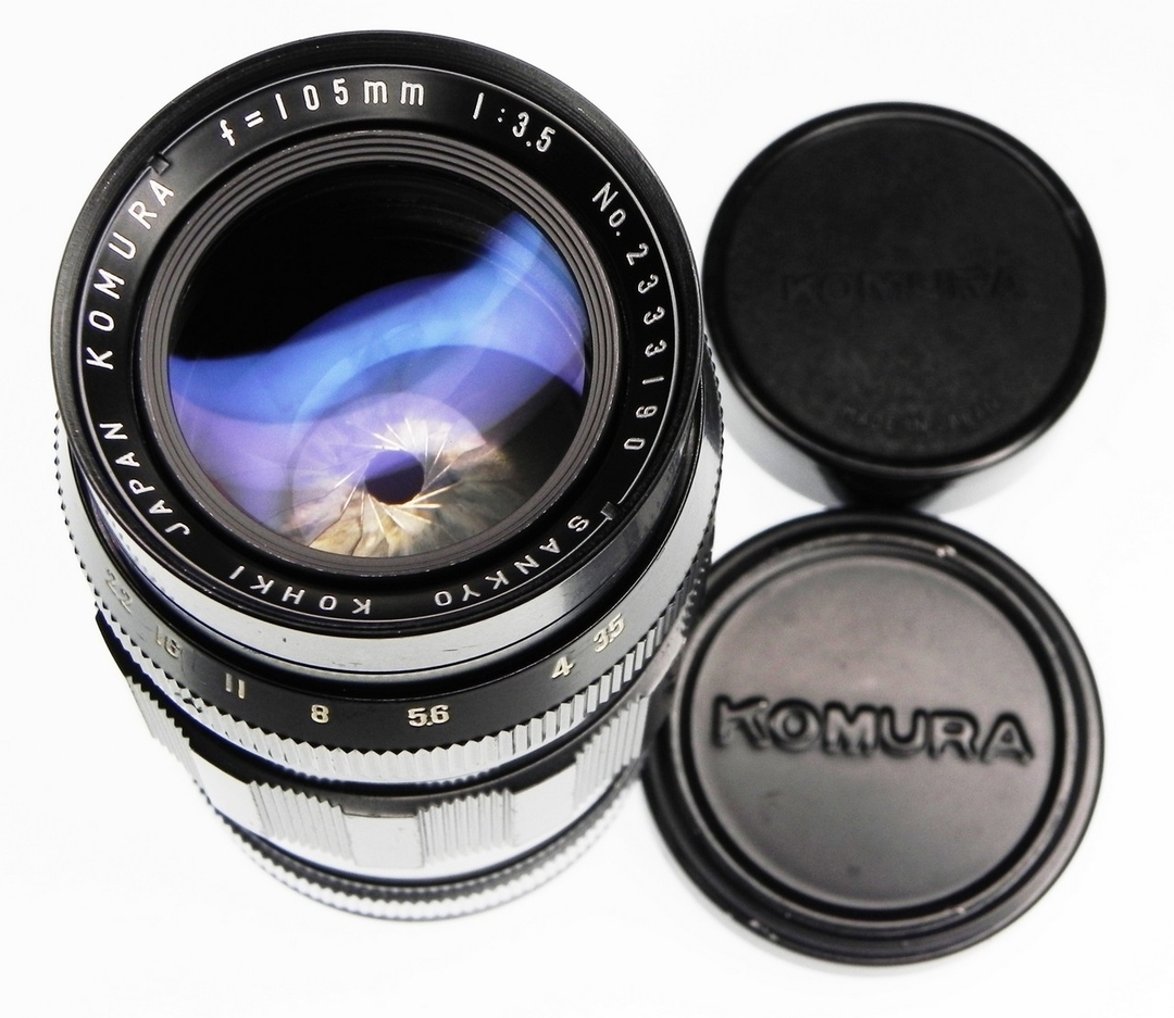 KOMURA レンズ　f=105mm  1:3.5 Komura 105mm f3.5 Leica SM #2333190 | eBay