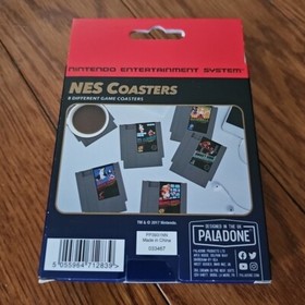 NES Coasters Set of 8 Super Mario Bros Zelda Donkey Kong Coffee Tea Coaster NEW