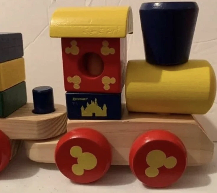 Mickey mouse hotsell block train