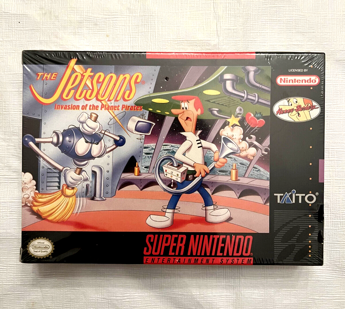 1999年 ポップな猿の惑星パロディ Fatso Jetson レア オリジナル Jetsons: Invasion of the Planet Pirates (Super Nintendo