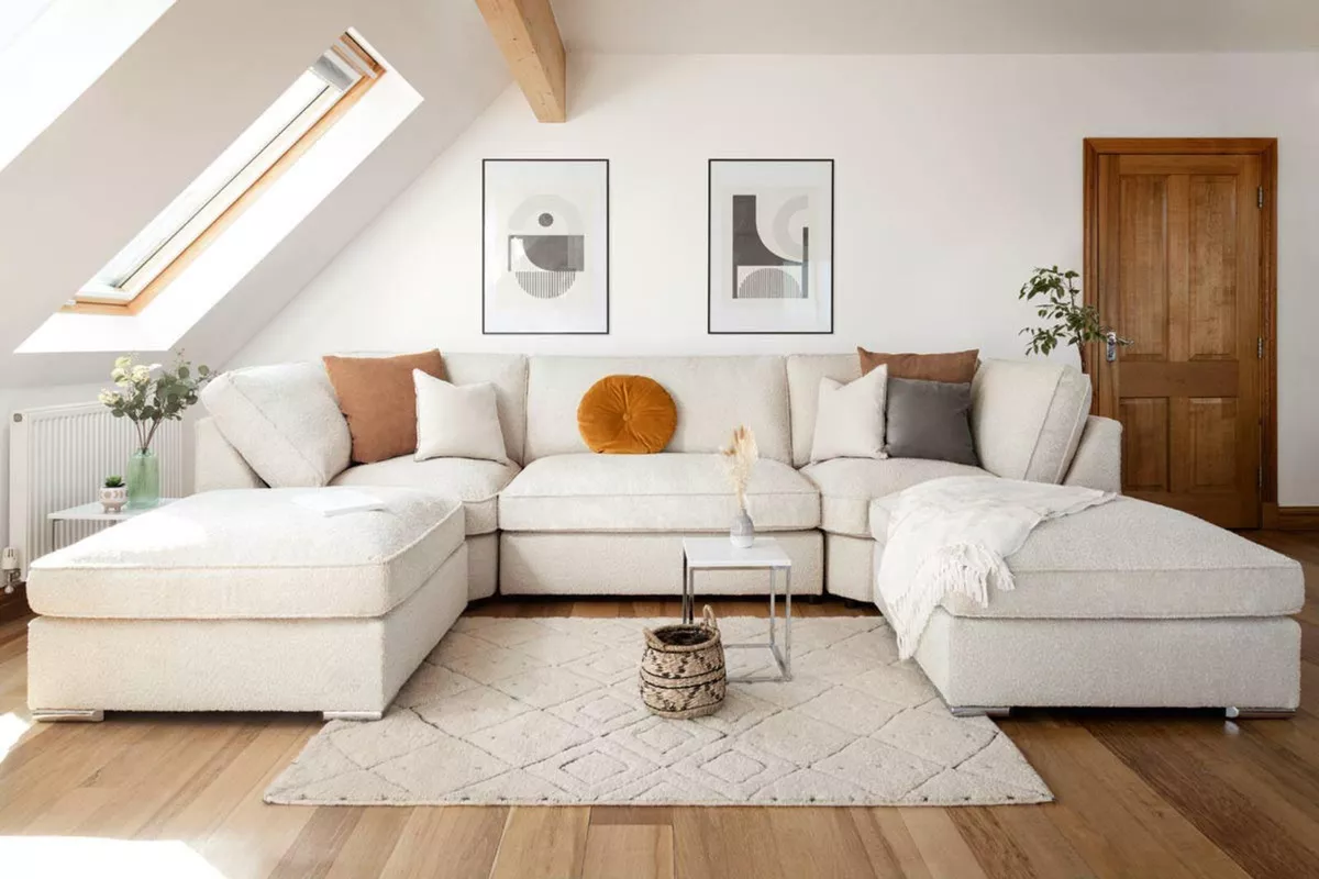 cherrywood sofas ltd Corner Sofa Inga Sofa Beige U Shape Corner