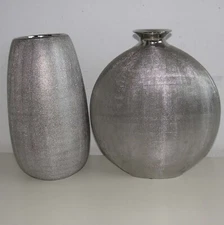 2 Nice Zara Home Ceramic Vase Pottery Pot Jar Jarra Decor Modern, Art, Design