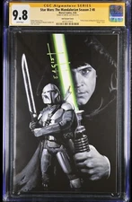 STAR WARS THE MANDALORIAN SEASON 2 #8 - E.M. GIST VIRGIN MEGACON SIGNED CGC 9.8