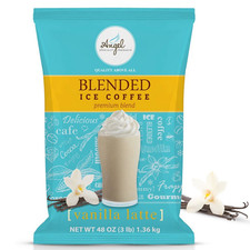 Vanilla Latte  Blended Ice Coffee  Frappe Mix  3-Pound Bag 34 Servings 