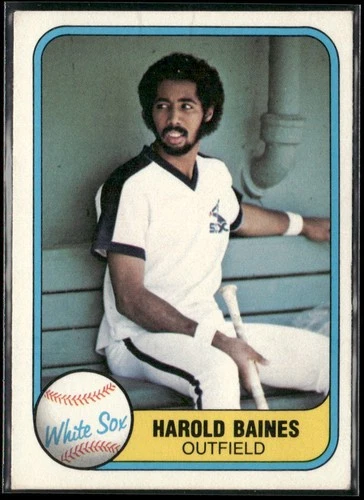 1981 Fleer Harold Baines Chicago White Sox Rookie #346