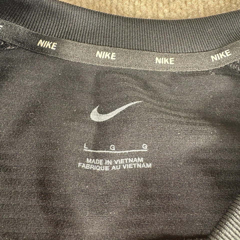 Memphis Grizzlies Shirt Mens Large Black Nike Dri-FIT NBA Basketball Long Sleeve - Image 4 of 4