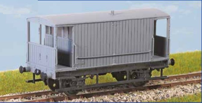 LMS 20 ton Goods Brake Van - OO gauge - Parkside PC58