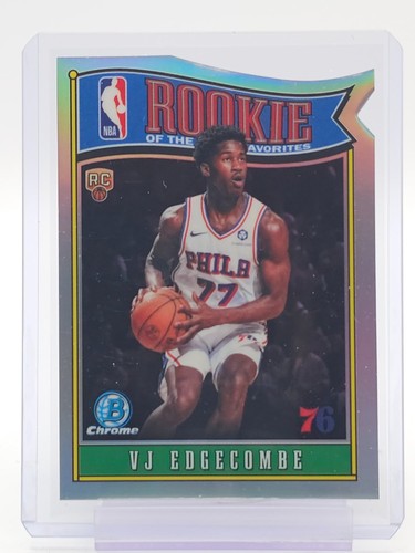 VJ EDGECOMBE 2025-26 BOWMAN CHROME ROOKIE OF THE YEAR REFRACTOR DIE CUT Q1765