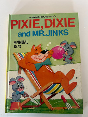 Pixie,  Dixie and Mr. Jinks  1973  Very Fine  Lovely White Pages