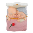  Resin Old Man and Lady Decoration Elderly Lovers Woman Ornament Parent