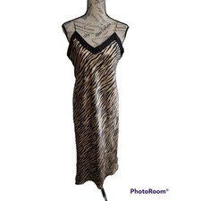 Secret treasures  Zebra Vneck maxi Dress vintage Y2k Feminine