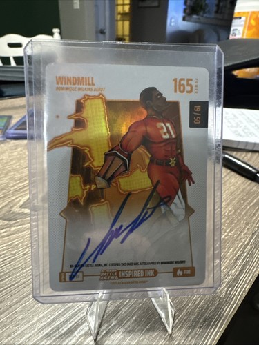 2025 Bo Jackson Battle Arena Windmill (Dominique Wilkins) BFA-97 Fire Auto 19/50