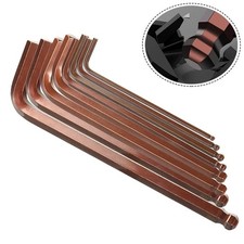 Image of L shaped Hexagon Ball Head Screwdriver Hand Tools 3 14mm Hex key Wrench Set