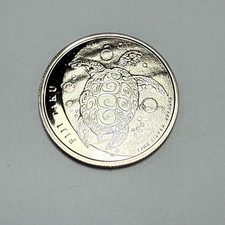 2013 Fiji Taku One Dollar Silver .999 1/2 oz Coin Turtle